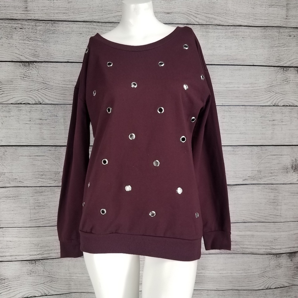 NEW Ultra Flirt S Sweatshirt Sweater With Metal Grommets